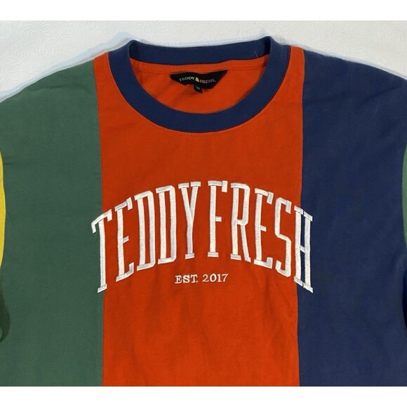 Teddy Fresh sz M Long Sleeve T Shirt - Picture 2 of 8